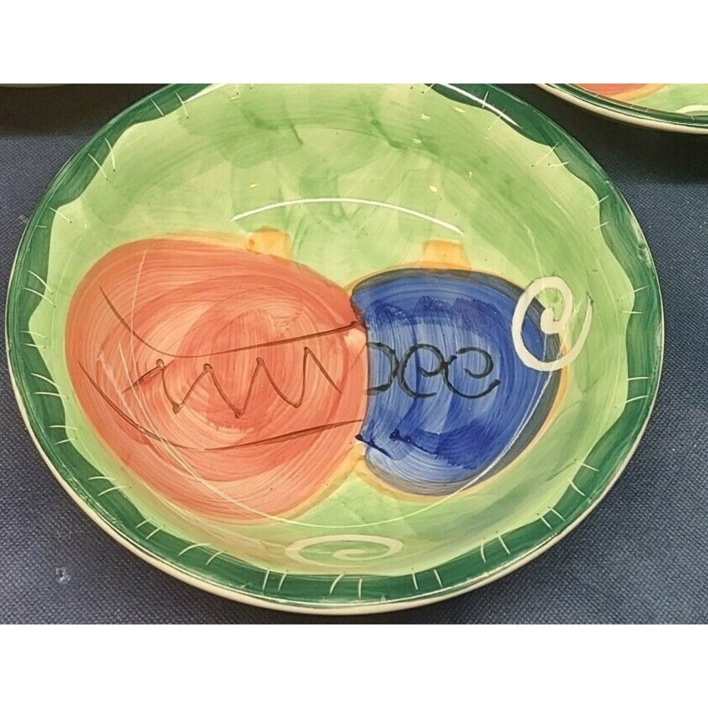 Studio 33  Holiday Coupe‎ Salad/Pasta Bowl S3X1 Handpainted Retired